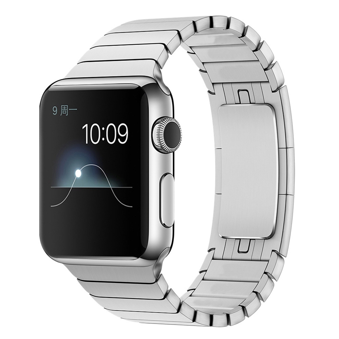 Stalen bandje - Bruin - Geschikt voor Apple Watch 38mm / 40mm / 41mm / 42mm